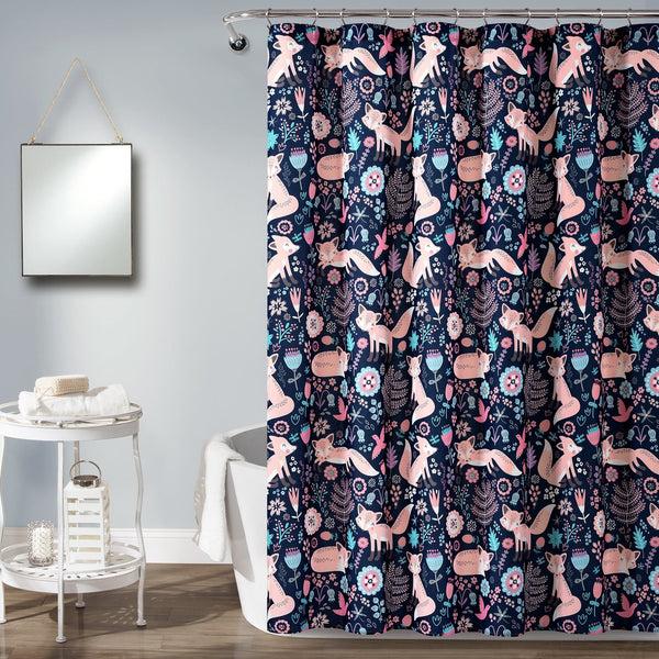 lush décor Pixie Fox Shower Curtain