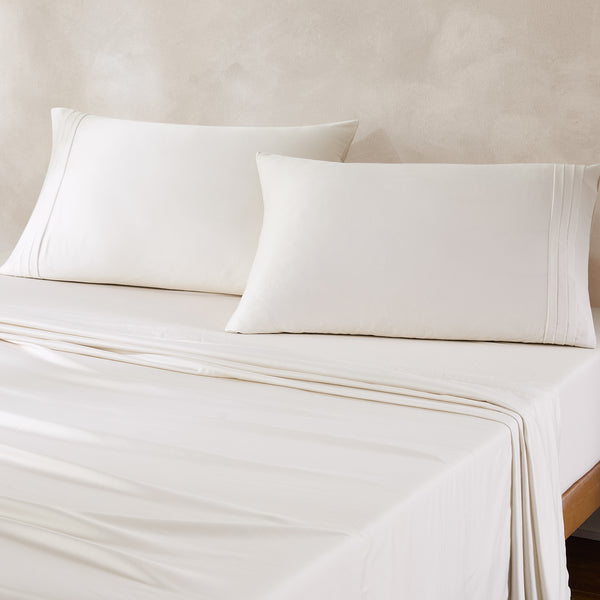 Lush Décor Pleat Cotton Sheet Set