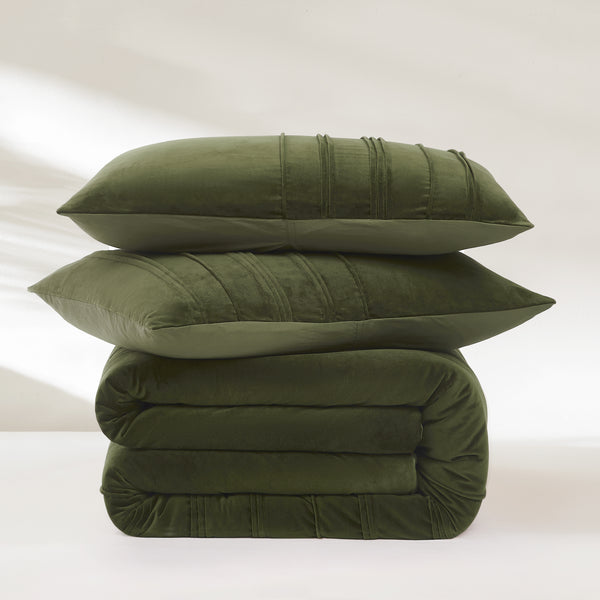 Lush Décor Pleated Groove Comforter Set