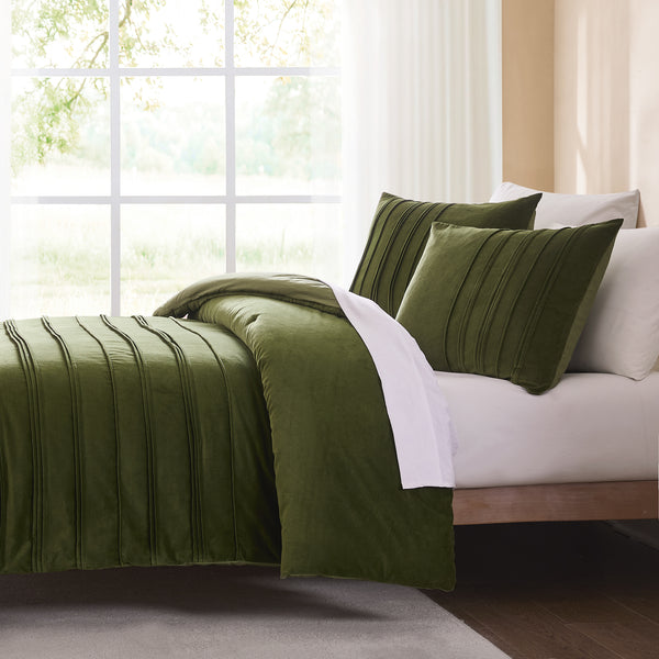 Lush Décor Pleated Groove Comforter Set