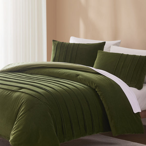 Lush Décor Pleated Groove Comforter Set