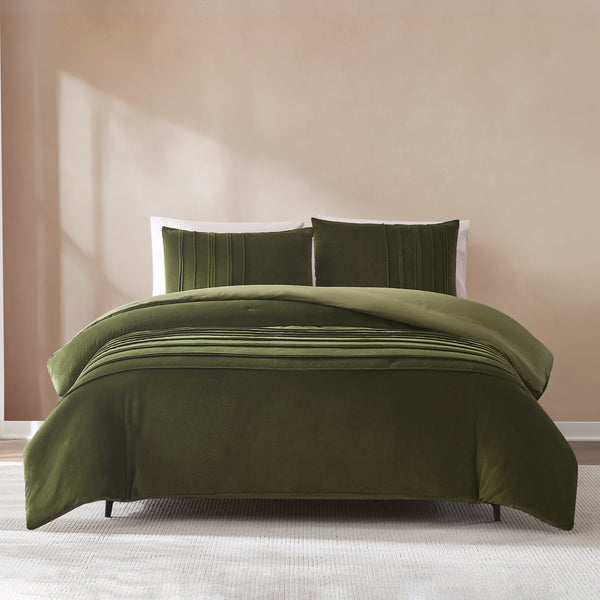 lush décor Pleated Groove Comforter Set