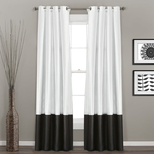 Lush Décor Prima Grommet Window Curtain Panel Set