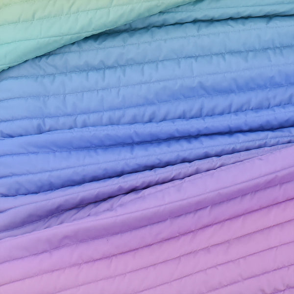 Lush Décor Rainbow Ombre Quilt Set