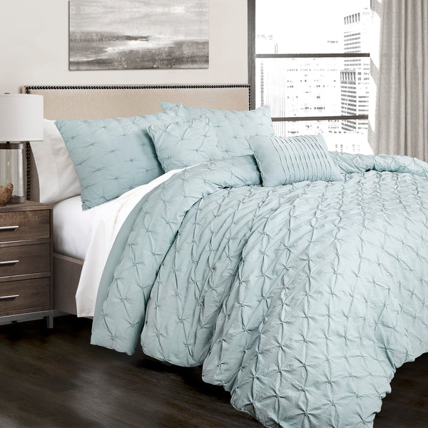 Lush Décor Ravello Pintuck 5 Piece Comforter Set