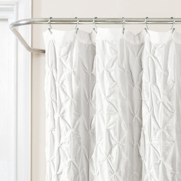 Lush Décor Ravello Pintuck Shower Curtain
