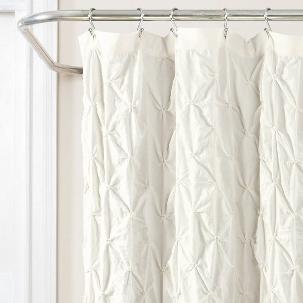 Lush Décor Ravello Pintuck Shower Curtain