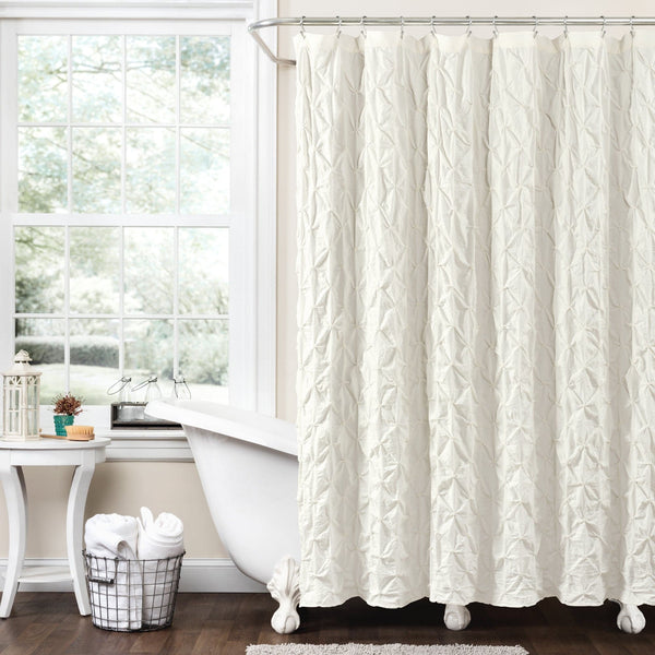 Lush Décor Ravello Pintuck Shower Curtain