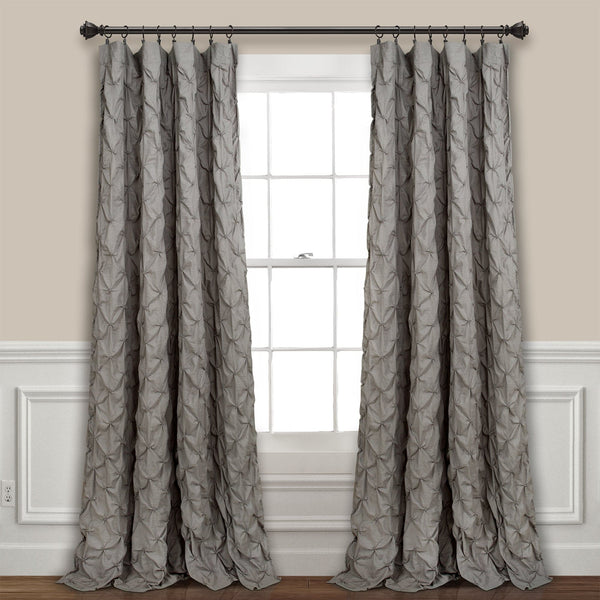 lush décor Ravello Pintuck Window Curtain Panel