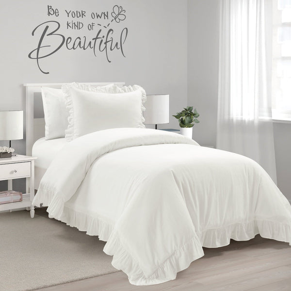 Lush Décor Reyna 100% Cotton Duvet Cover Set