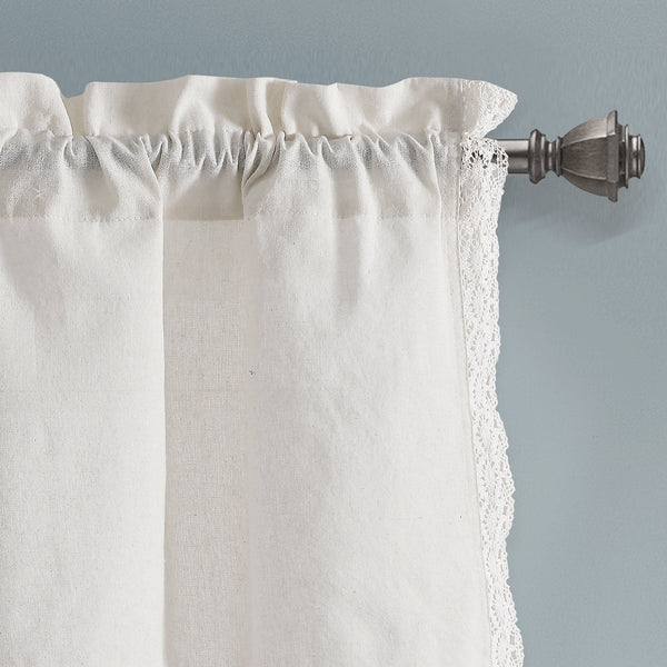 Lush Décor Rosalie Faux Linen Valance