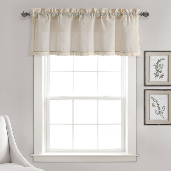 lush décor Rosalie Faux Linen Valance