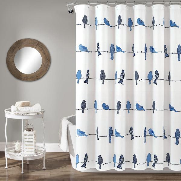 Lush Décor Rowley Birds Shower Curtain