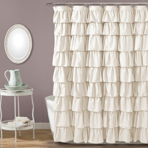 Lush Décor Ruffle Shower Curtain