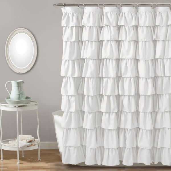 lush décor Ruffle Shower Curtain