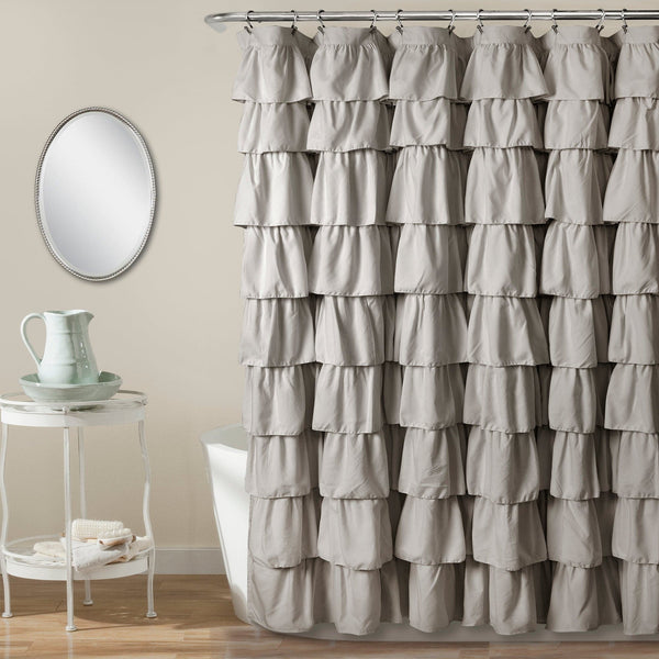 Lush Décor Ruffle Shower Curtain