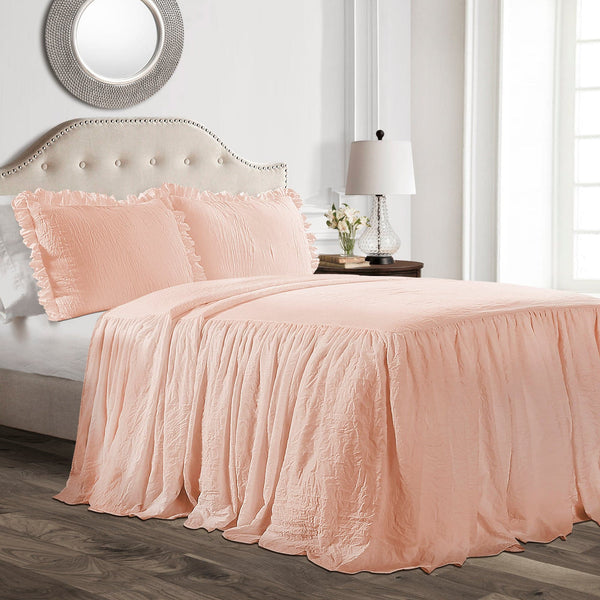 Lush Décor Ruffle Skirt Bedspread Set