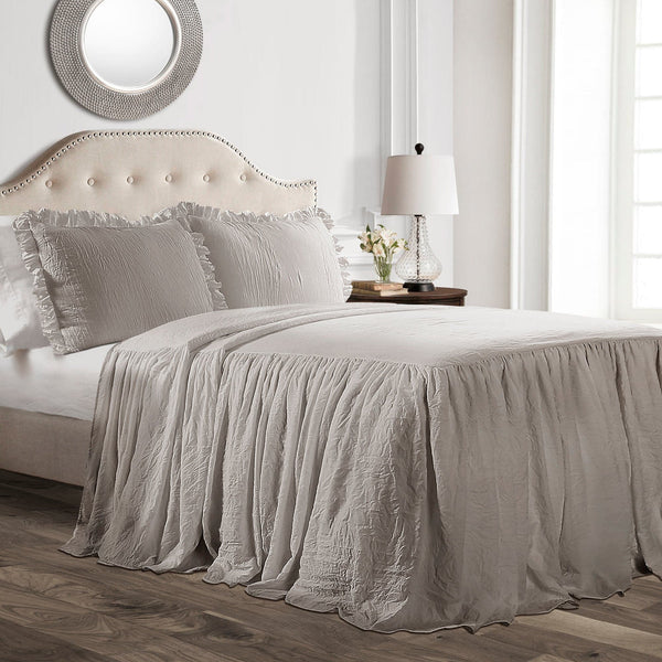 Lush Décor Ruffle Skirt Bedspread Set