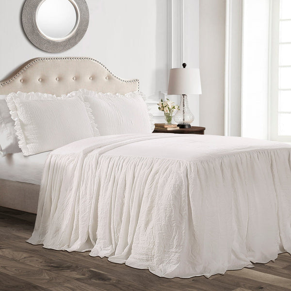 lush décor Ruffle Skirt Bedspread Set