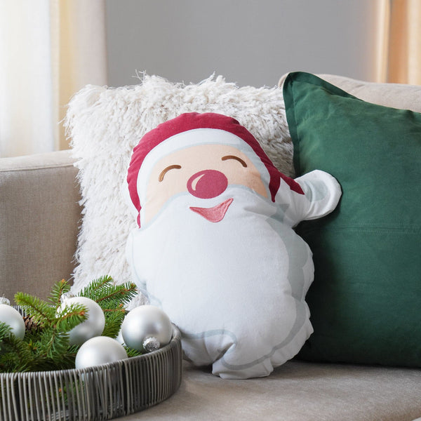 Lush Décor Santa Smile Decorative Pillow
