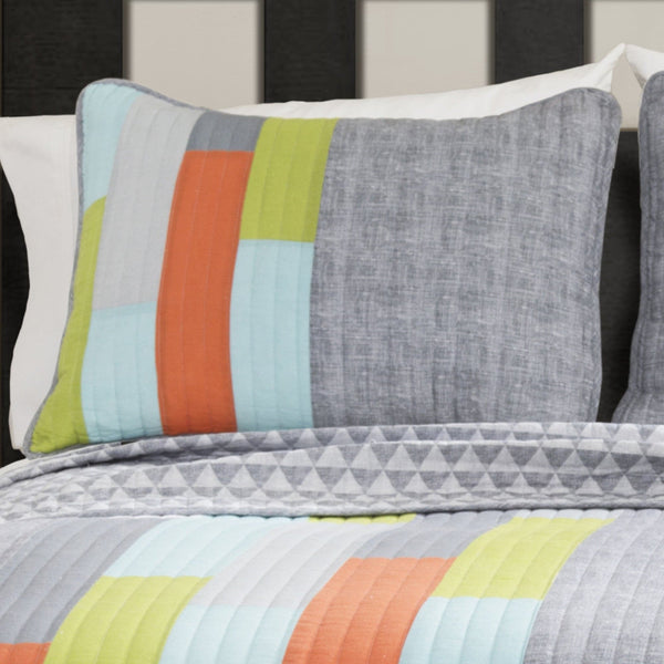 Lush Décor Shelly Stripe Quilt Set