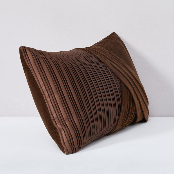 Lush Décor Shitake Velvet Decorative Pillow Cover