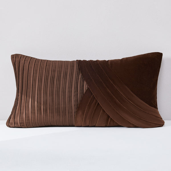 lush décor Shitake Velvet Decorative Pillow Cover