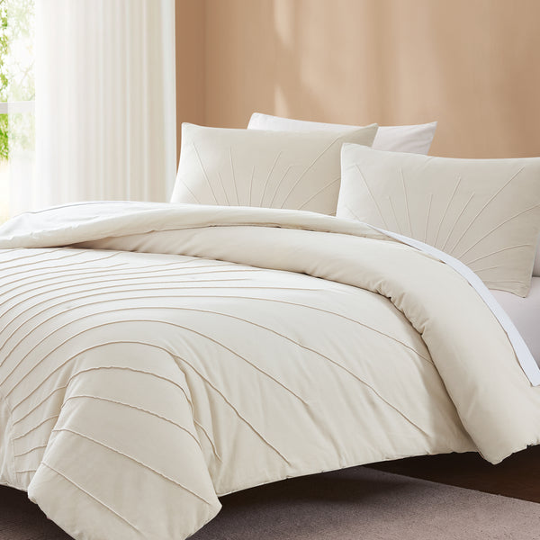 Lush Décor Solar Drift Velvet Comforter Set