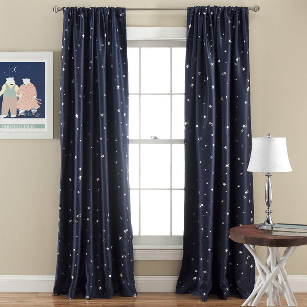 Lush Décor Star Blackout Window Curtain Set