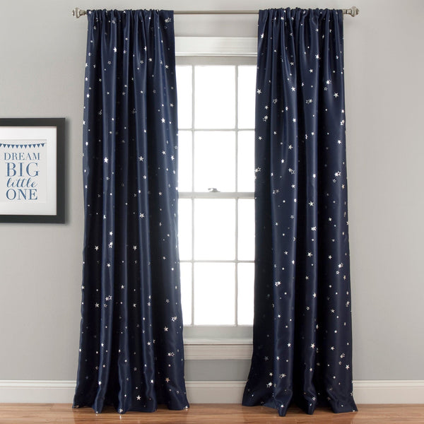 Lush Décor Star Blackout Window Curtain Set