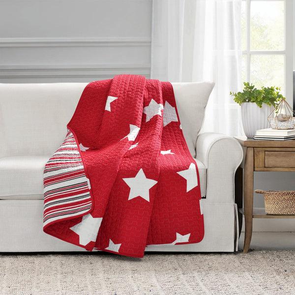 lush décor Star Reversible Cotton Throw
