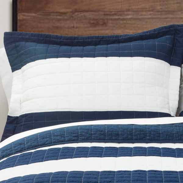 Lush Décor Stripe 3 Piece Quilt Set