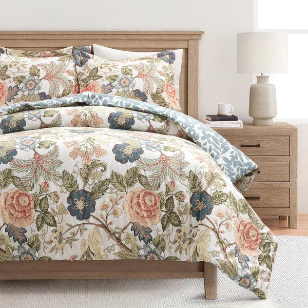 lush décor Sydney Floral Comforter 3 Piece Set