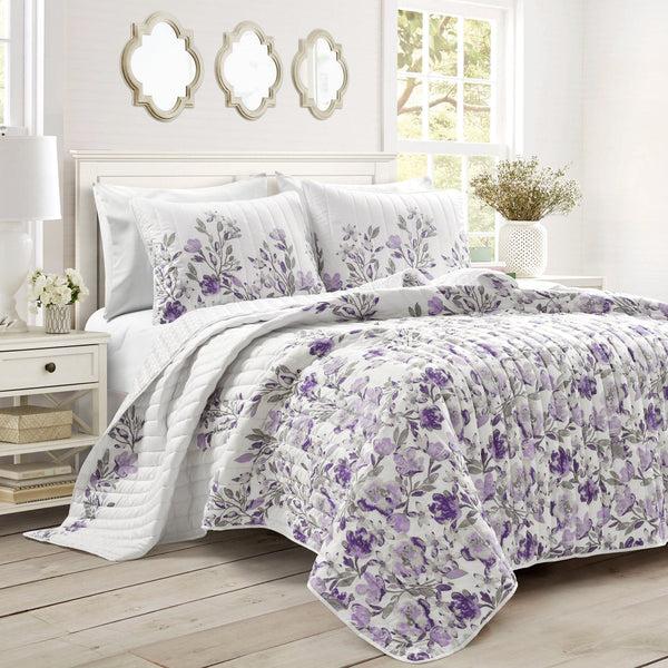 lush décor Tanisha Reversible Quilt 3 Piece Set