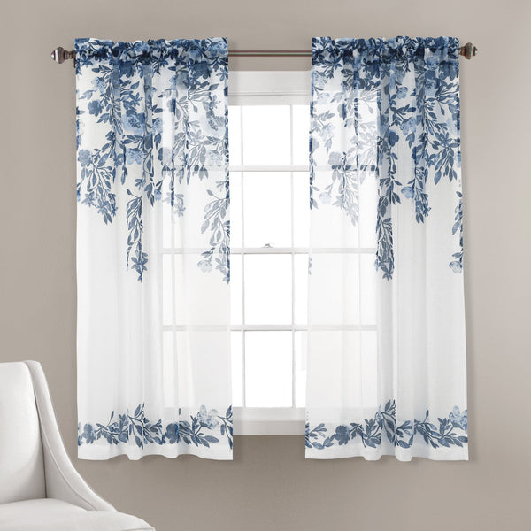 Lush Décor Tanisha Sheer Window Curtain Panel Set