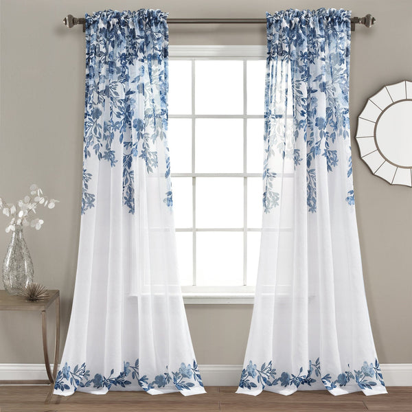 lush décor Tanisha Sheer Window Curtain Panel Set