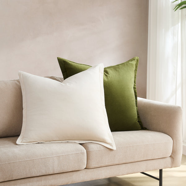 Lush Décor Terran Velvet Euro Sham Cover