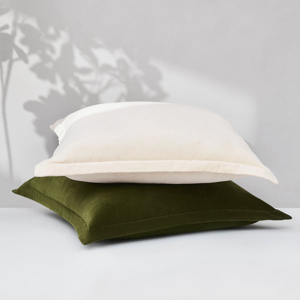 Lush Décor Terran Velvet Euro Sham Cover