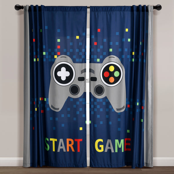 lush décor Video Games Window Curtains