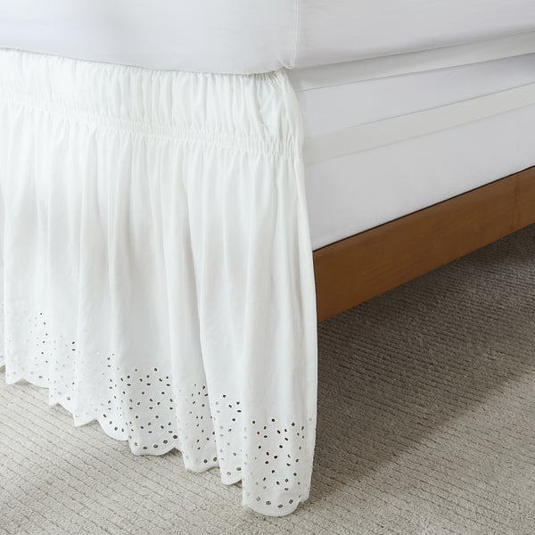 Lush Décor Vintage Eyelet Bed Skirt