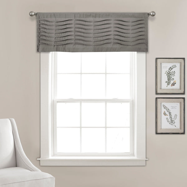 Lush Décor Wave Texture Valance