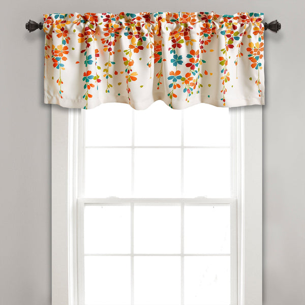 Lush Décor Weeping Flower Valance