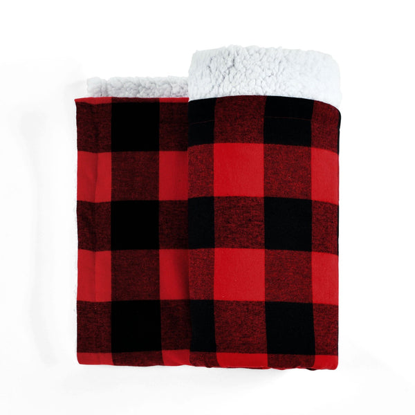 Lush Décor Woven Buffalo Check Gift Box Set