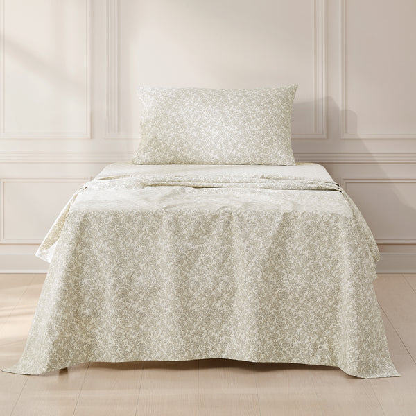 Lush Décor Zara Floral Block Cotton Sheet Set