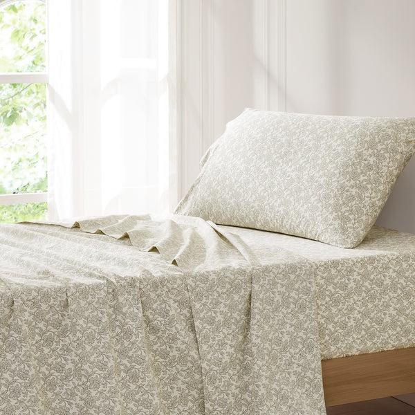 Lush Décor Zara Floral Block Cotton Sheet Set