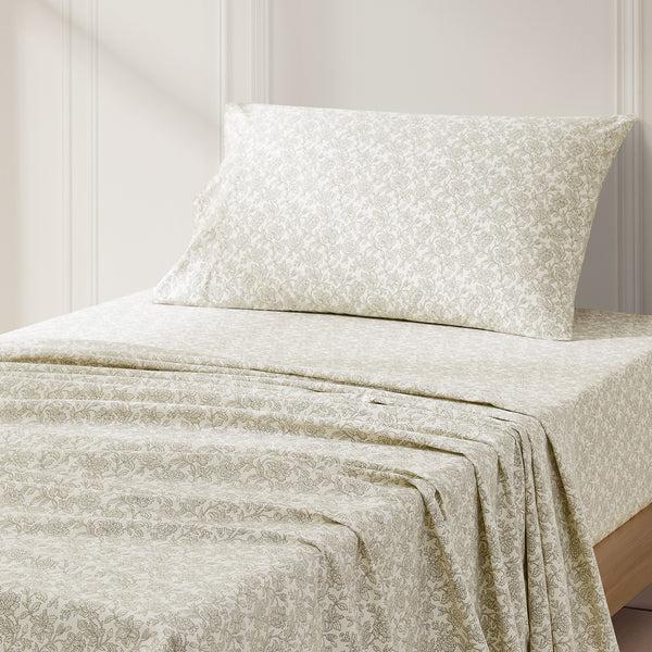 Lush Décor Zara Floral Block Cotton Sheet Set