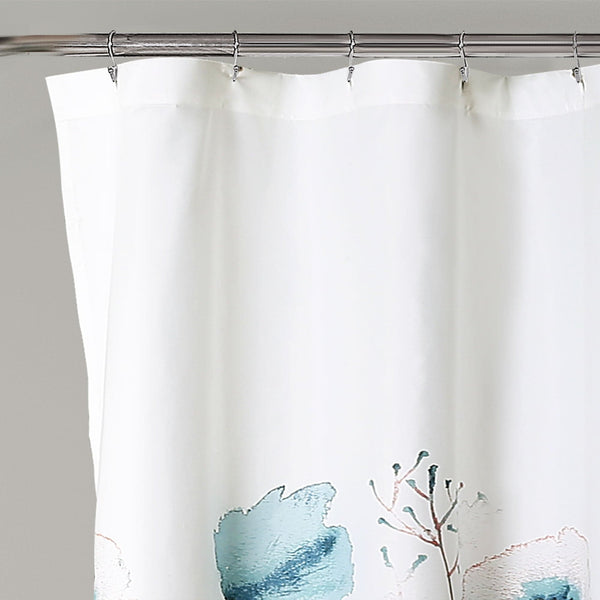 Lush Décor Zuri Flora Shower Curtain