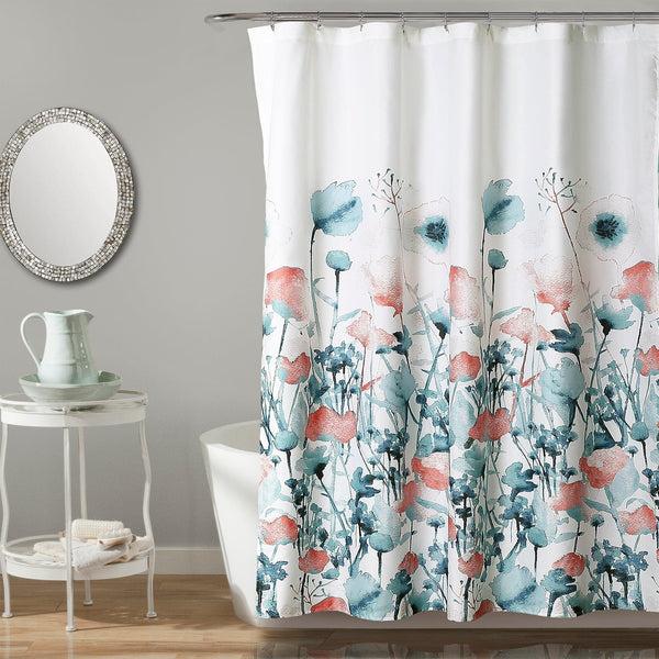 lush décor Zuri Flora Shower Curtain