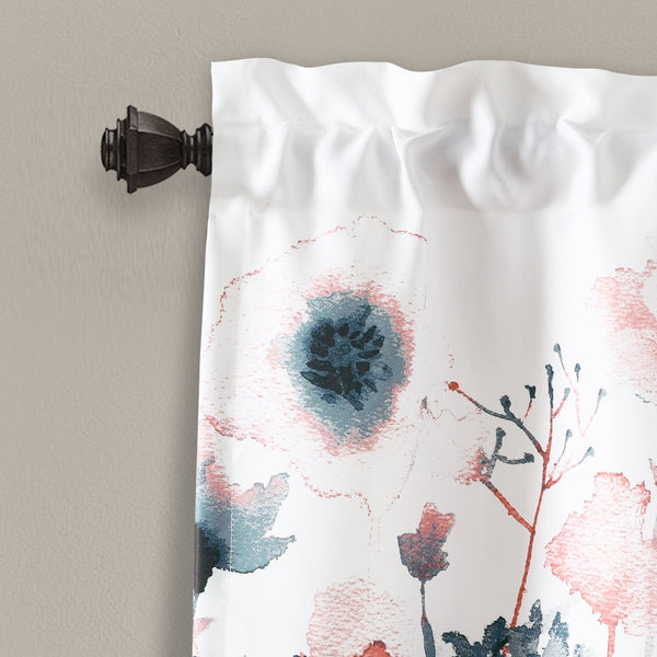 Lush Décor Zuri Flora Watercolor Valance