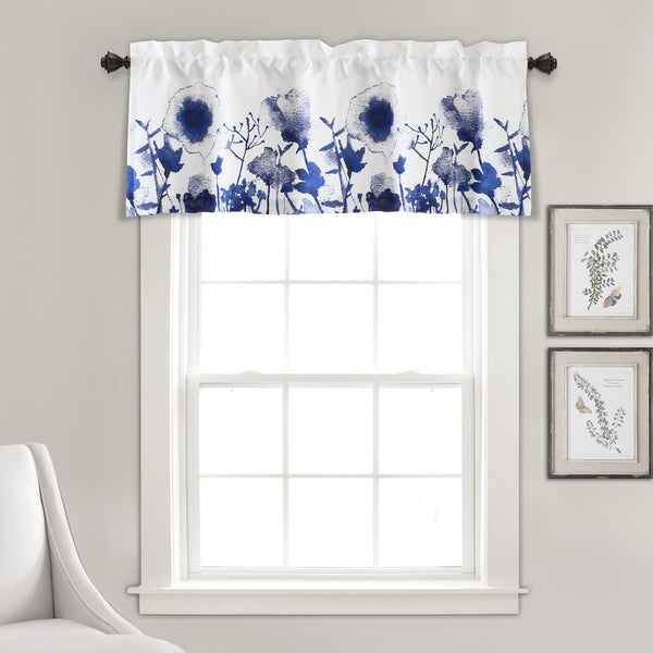 lush décor Zuri Flora Watercolor Valance